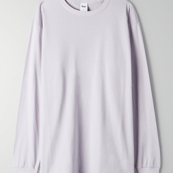 Aritzia Tna⎜TOUR LONGSLEEVE⎜GD PALE VIOLET - Picture 3 of 12